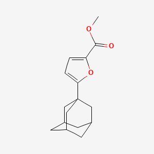 molecular formula C16H20O3 B1416458 5-(1-金刚烷基)-2-呋喃甲酸甲酯 CAS No. 73163-86-7