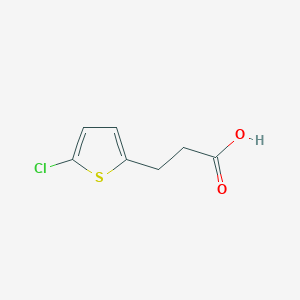 molecular formula C7H7ClO2S B1416470 3-(5-Chlorothiophen-2-yl)propanoic acid CAS No. 69300-47-6