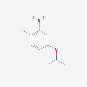 molecular formula C10H15NO B1416478 5-异丙氧基-2-甲基苯胺 CAS No. 918445-10-0