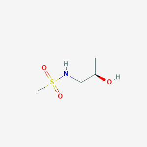 molecular formula C4H11NO3S B1416479 N-[(2R)-2-hydroxypropyl]methanesulfonamide CAS No. 1568005-21-9