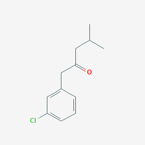 1-(3-Chlorophenyl)-4-methylpentan-2-one