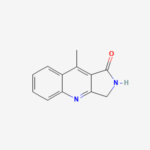 molecular formula C12H10N2O B1416484 9-methyl-1H,2H,3H-pyrrolo[3,4-b]quinolin-1-one CAS No. 1012068-73-3