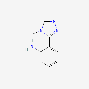 molecular formula C9H10N4 B1416487 2-(4-methyl-4H-1,2,4-triazol-3-yl)aniline CAS No. 1087792-28-6