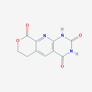 molecular formula C10H7N3O4 B1416494 6,7-dihydro-1H-pyrano[4',3':5,6]pyrido[2,3-d]pyrimidine-2,4,9(3H)-trione CAS No. 1114822-68-2
