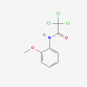 molecular formula C9H8Cl3NO2 B14164977 2,2,2-Trichloro-N-(2-methoxyphenyl)acetamide CAS No. 4257-82-3