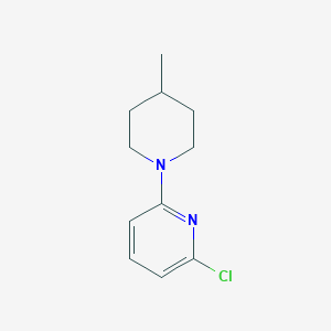 molecular formula C11H15ClN2 B1416498 2-Chloro-6-(4-methylpiperidin-1-yl)pyridine CAS No. 1090861-05-4