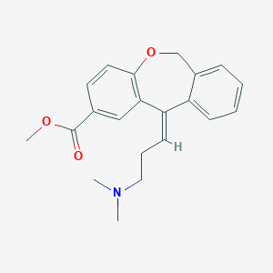 molecular formula C21H23NO3 B141650 Methyl (11Z)-11-[3-(dimethylamino)propylidene]-6H-benzo[c][1]benzoxepine-2-carboxylate CAS No. 113805-71-3