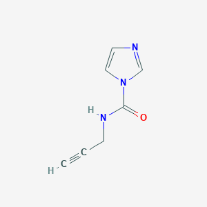 molecular formula C7H7N3O B1416501 N-(prop-2-yn-1-yl)-1H-imidazole-1-carboxamide CAS No. 1087797-72-5