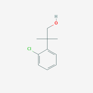 molecular formula C10H13ClO B1416502 2-(2-Chlorophenyl)-2-methyl-1-propanol CAS No. 1176587-58-8