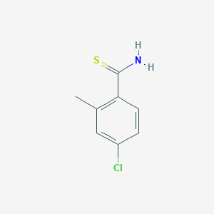 molecular formula C8H8ClNS B1416508 4-Chloro-2-methylthiobenzamide CAS No. 24247-80-1