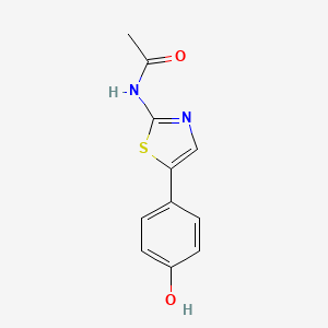 molecular formula C11H10N2O2S B1416513 N-[5-(4-羟基苯基)-1,3-噻唑-2-基]乙酰胺 CAS No. 1087792-46-8