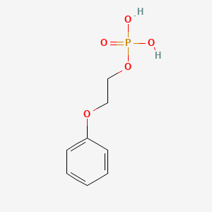 molecular formula C8H11O5P B14165162 Ethanol, 2-phenoxy-, phosphate CAS No. 18168-30-4
