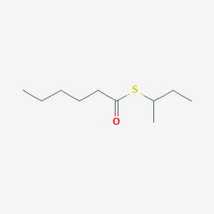 molecular formula C10H20OS B14165169 Sec-butyl thiohexanoate CAS No. 2432-79-3