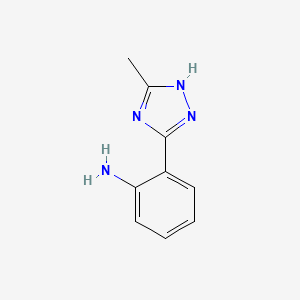 2-(3-methyl-1H-1,2,4-triazol-5-yl)aniline