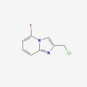 molecular formula C8H6ClFN2 B1416535 2-(Chloromethyl)-5-fluoroimidazo[1,2-a]pyridine CAS No. 878198-71-1