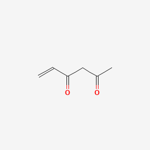 molecular formula C6H8O2 B14165378 Hex-5-ene-2,4-dione CAS No. 52496-27-2