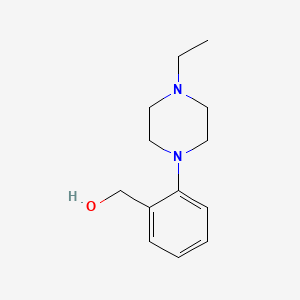 molecular formula C13H20N2O B1416539 [2-(4-Ethylpiperazin-1-yl)phenyl]methanol CAS No. 914349-49-8