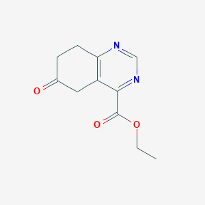 molecular formula C11H12N2O3 B14165392 Ethyl 6-oxo-5,6,7,8-tetrahydroquinazoline-4-carboxylate 