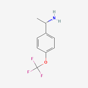 molecular formula C9H10F3NO B1416543 (S)-1-(4-(Trifluoromethoxy)phenyl)ethanamine CAS No. 951247-75-9