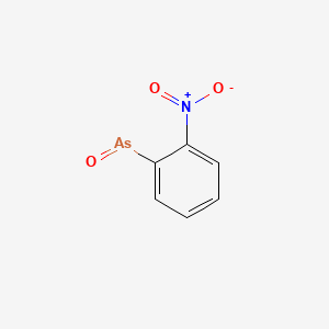 molecular formula C6H4AsNO3 B14165507 ARSINE, (o-NITROPHENYL)OXO- CAS No. 3407-83-8