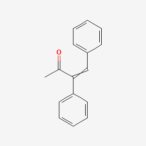 molecular formula C16H14O B14165516 3,4-Diphenyl-but-3-EN-2-one CAS No. 1722-69-6