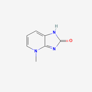 molecular formula C7H7N3O B14165524 4-methyl-1H-imidazo[4,5-b]pyridin-2-one CAS No. 50339-08-7
