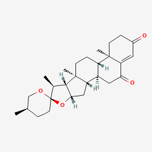 molecular formula C27H38O4 B14165550 (25R)-Spirost-4-en-3,6-dione CAS No. 3730-84-5