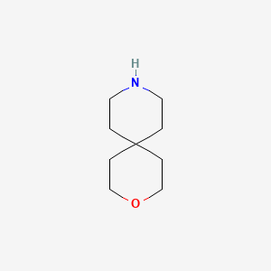 molecular formula C9H17NO B1416556 3-Oxa-9-azaspiro[5.5]undecane CAS No. 311-21-7