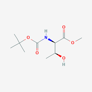 molecular formula C10H19NO5 B1416558 (2R,3S)-Methyl 2-((tert-butoxycarbonyl)amino)-3-hydroxybutanoate CAS No. 96099-84-2