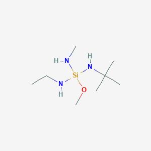 molecular formula C8H23N3OSi B14165583 N-tert-Butyl-N'-ethyl-1-methoxy-N''-methylsilanetriamine CAS No. 923560-89-8