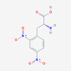 molecular formula C9H9N3O6 B1416560 (R)-2-Amino-3-(2,4-dinitrophenyl)propanoic acid CAS No. 1217849-53-0