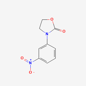 molecular formula C9H8N2O4 B1416561 3-(3-Nitrophenyl)-1,3-oxazolidin-2-one CAS No. 5198-51-6