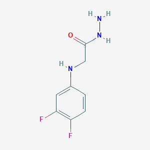 molecular formula C8H9F2N3O B14165632 2-(3,4-Difluoroanilino)acetohydrazide CAS No. 2351-01-1