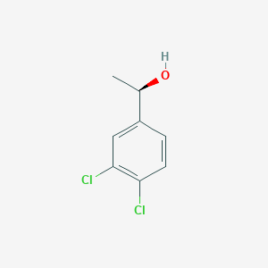 molecular formula C8H8Cl2O B1416572 (1R)-1-(3,4-dichlorophenyl)ethan-1-ol CAS No. 252963-12-5