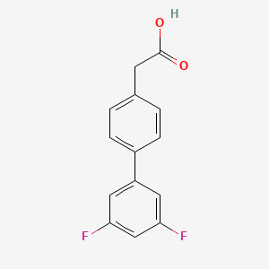 molecular formula C14H10F2O2 B1416574 4-(3,5-Difluorophenyl)phenylacetic acid CAS No. 886363-26-4