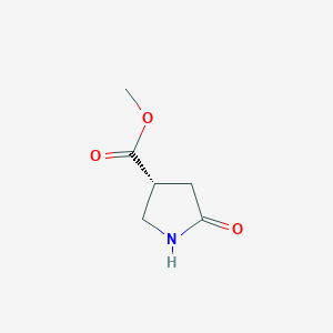 molecular formula C6H9NO3 B1416578 (R)-Methyl 5-oxopyrrolidine-3-carboxylate CAS No. 443304-03-8