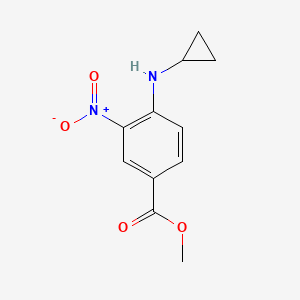 molecular formula C11H12N2O4 B1416579 Methyl 4-(cyclopropylamino)-3-nitrobenzoate CAS No. 848819-82-9