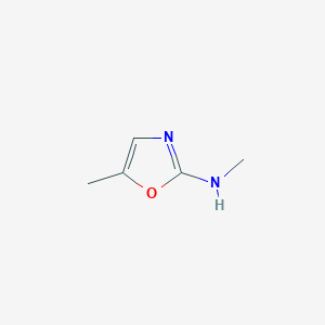 molecular formula C5H8N2O B14165796 N,5-Dimethyloxazol-2-amine 