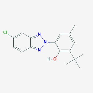 molecular formula C17H18ClN3O B141658 Bumetrizole CAS No. 3896-11-5