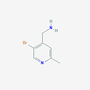 molecular formula C7H9BrN2 B14165917 (5-Bromo-2-methylpyridin-4-YL)methanamine CAS No. 1060810-17-4