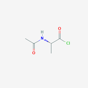 molecular formula C5H8ClNO2 B1416596 (2S)-2-(乙酰氨基)丙酸氯化物 CAS No. 76965-63-4