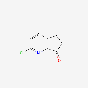 2-Chloro-5,6-dihydrocyclopenta[b]pyridin-7-one