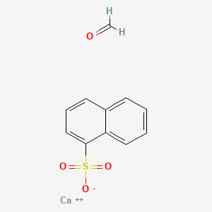 molecular formula C11H9CaO4S+ B14166025 Calcium;formaldehyde;naphthalene-1-sulfonate CAS No. 68856-34-8