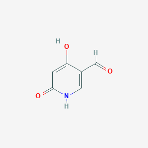 molecular formula C6H5NO3 B14166064 4,6-Dihydroxynicotinaldehyde CAS No. 1196154-32-1