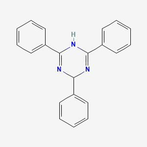 molecular formula C21H17N3 B14166078 2,4,6-Triphenyl-1,2-dihydro-1,3,5-triazine CAS No. 7086-13-7
