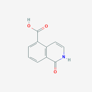 molecular formula C10H7NO3 B1416618 1-Oxo-1,2-dihydroisoquinoline-5-carboxylic acid CAS No. 212374-18-0