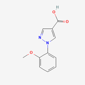 molecular formula C11H10N2O3 B1416621 1-(2-Methoxyphenyl)-1H-pyrazole-4-carboxylic acid CAS No. 1015845-77-8