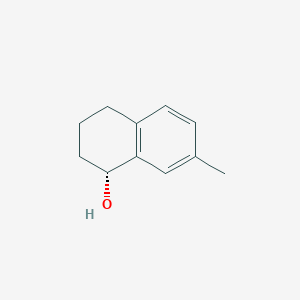 molecular formula C11H14O B1416622 (1R)-7-methyl-1,2,3,4-tetrahydronaphthalen-1-ol CAS No. 1270299-33-6