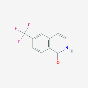 molecular formula C10H6F3NO B1416627 6-(trifluoromethyl)isoquinolin-1(2H)-one CAS No. 1184916-59-3