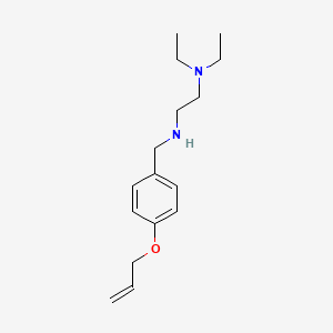 molecular formula C16H26N2O B14166357 N,N-diethyl-N'-[4-(prop-2-en-1-yloxy)benzyl]ethane-1,2-diamine CAS No. 892577-99-0